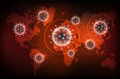 corona virus rapidly spreading all over world