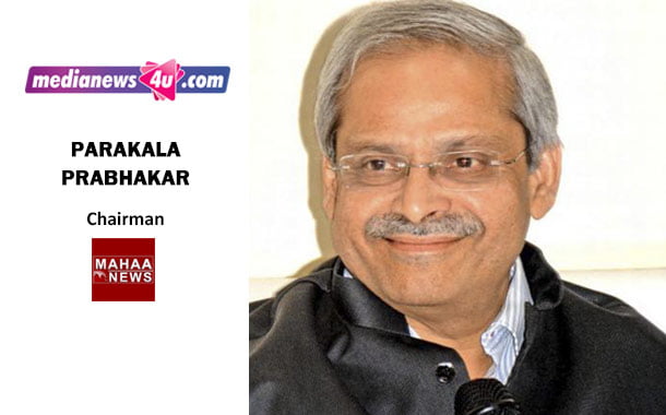parakala prabhakar quits mahaa news