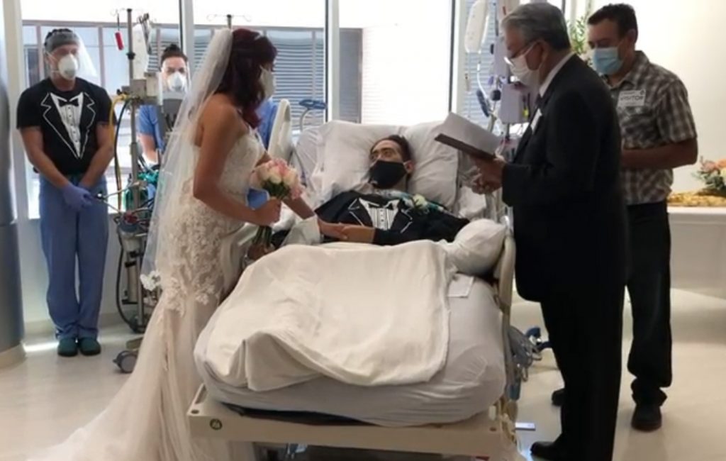 corona patient got married for ICU bed in US