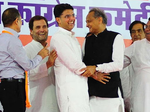 congress played a safe game in rajasthan politcs