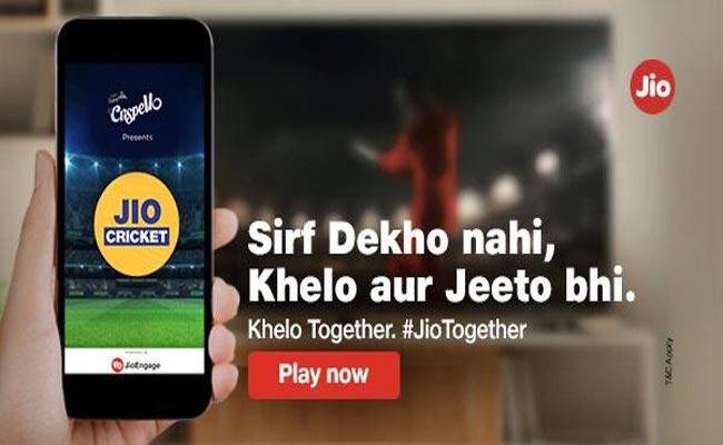 ipl 2020, its time to play jio cricket