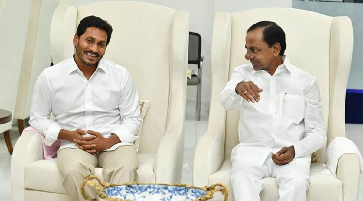 ap cm ys jagan and telangana cm kcr routs are different in national politics