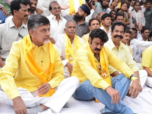 balakrishna obstructed ap tdp committee