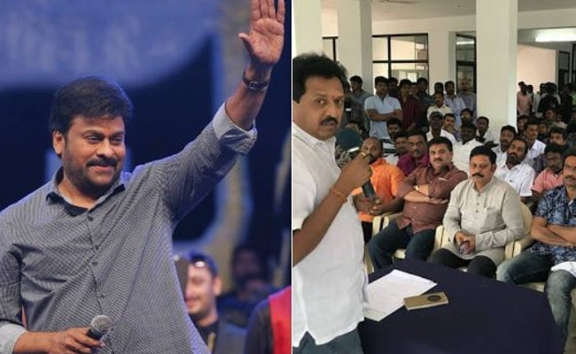 fans showed their affection on chiranjeevi again