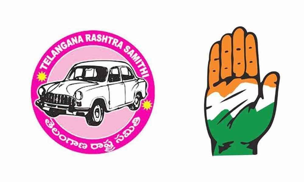 Challenges between TRS and Congress in Telangana