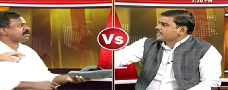 Amaravathi jac leader srinivas vs bjp leader vishnu vardhan reddy 