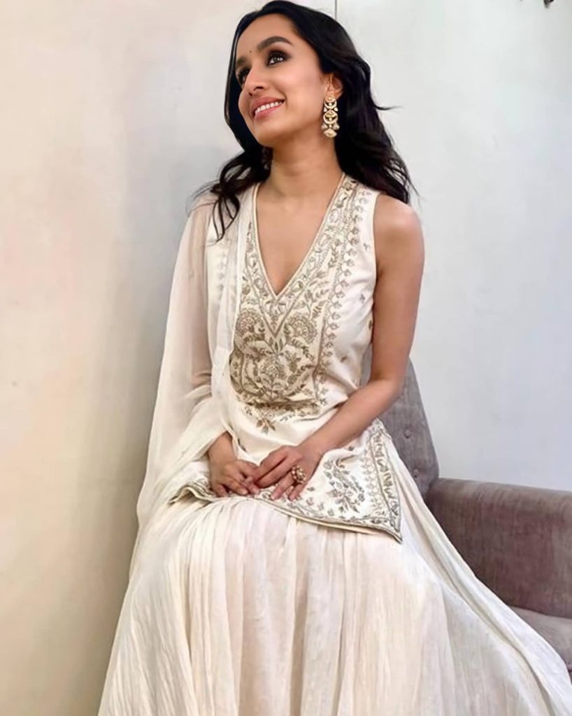 Shraddha Kapoor White Dress Pics