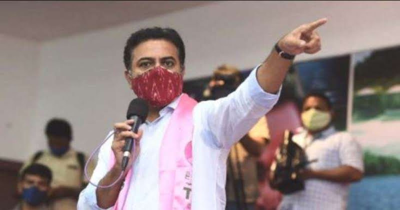 KTR threw a supportive challenge to those two parties