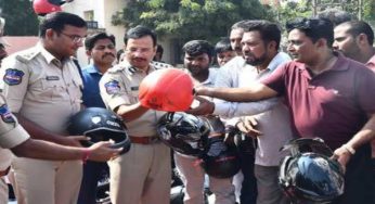 Cyberabad Police : హెల్మెట్ విషయంలో సైబరాబాద్ పోలీసులు సరికొత్త డెసిషన్..!! 