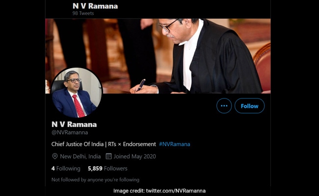 Justice NV Ramana files police complaint over fake twitter account