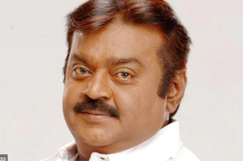 Actor Vijayakanth admitted to hospital in chennai due to breathlessness