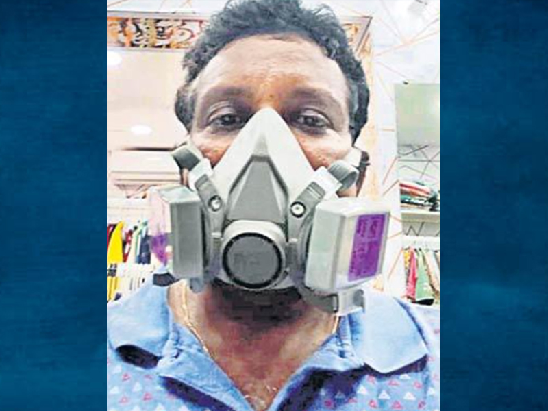 Smart Mask electric respirator for virus protection