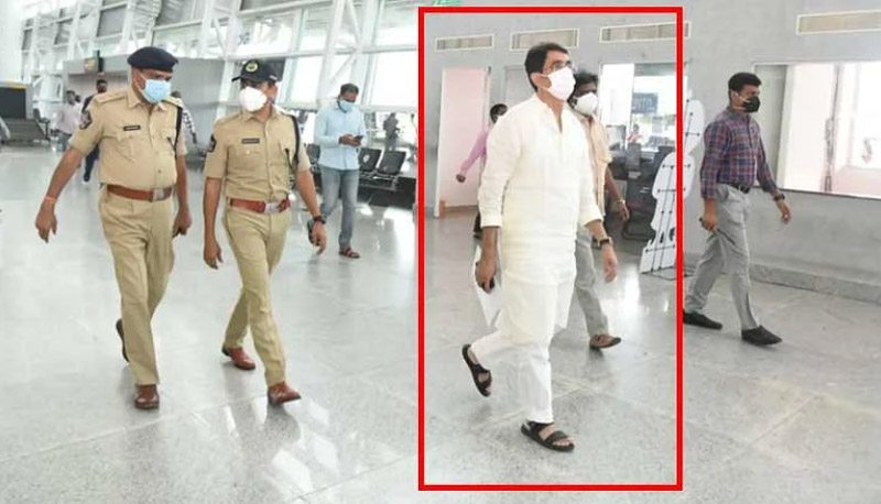 Minister Buggana Rajendranath reddy insulted at renigunta airport