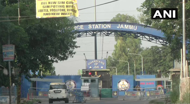 Jammu and kashmir explosion heard inside jammu airports technical area