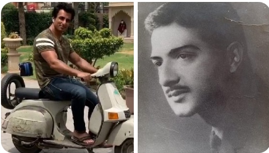 Sonu Sood: sit on her dad scooter remembering her to share a photo on father's Day