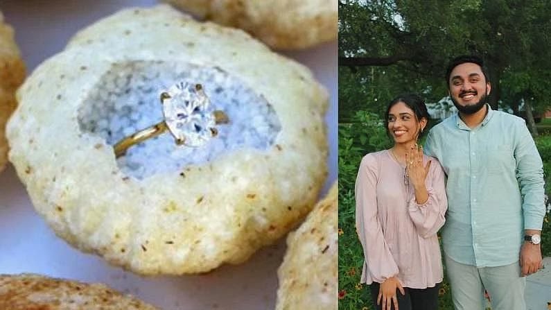 Different Love Proposal: Ring in pani Puri 