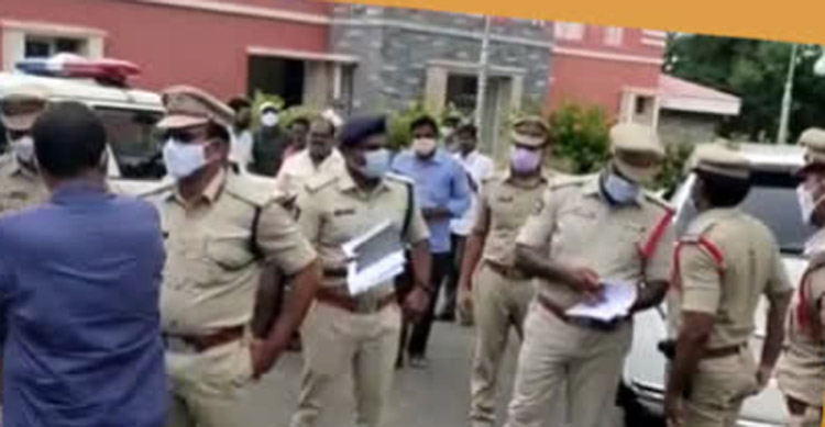 AP TS Water War: TS police sent back AP officers in Nagarjuna sagar