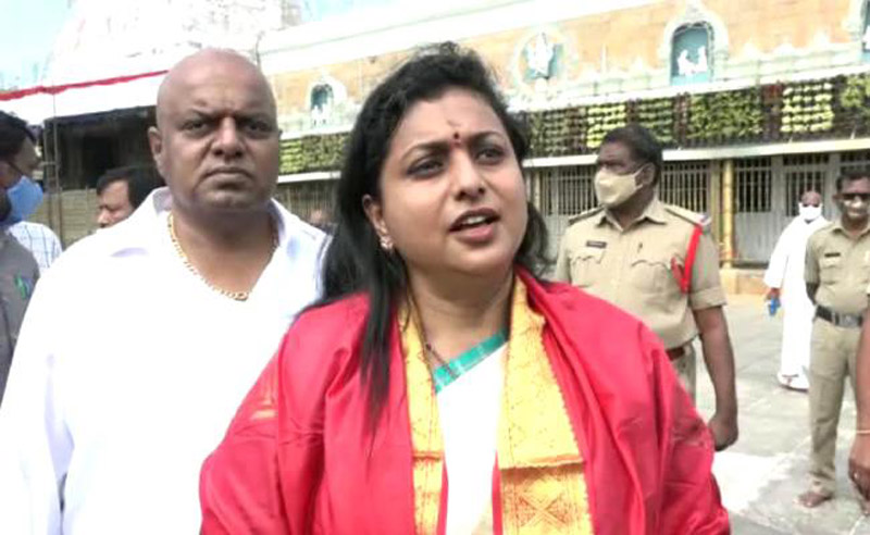 YCP MLA RK Roja comments on water dispute 