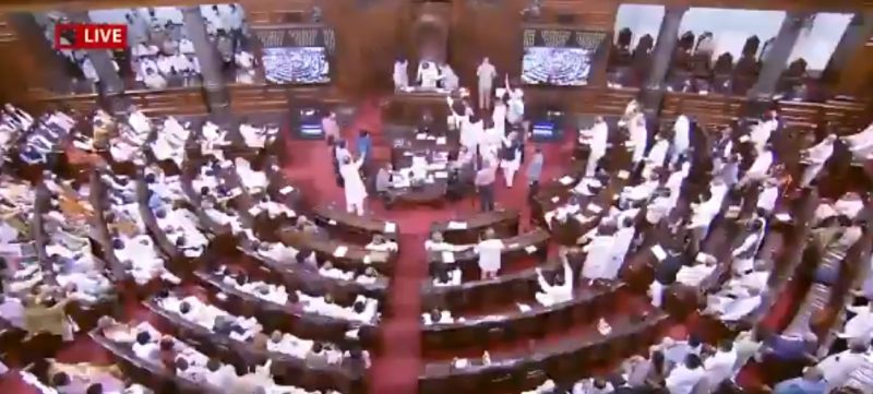 Parliament Monsoon Session 2021: ysrcp protest 