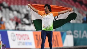 Neeraj Chopra wins gold in Tokyo olympics first indian
