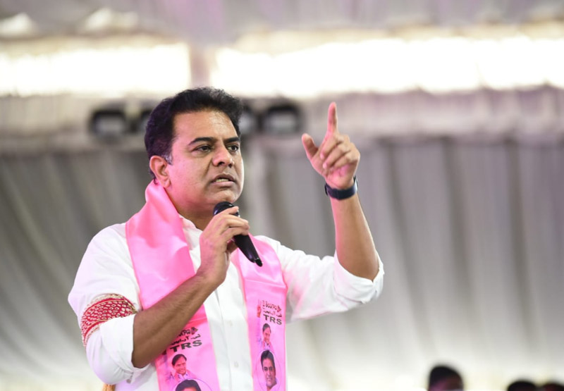 minister KTR fires on opposition parties 