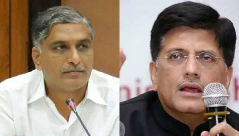 TS Minister Harish Rao serious comments on central minister Piyush Goyal