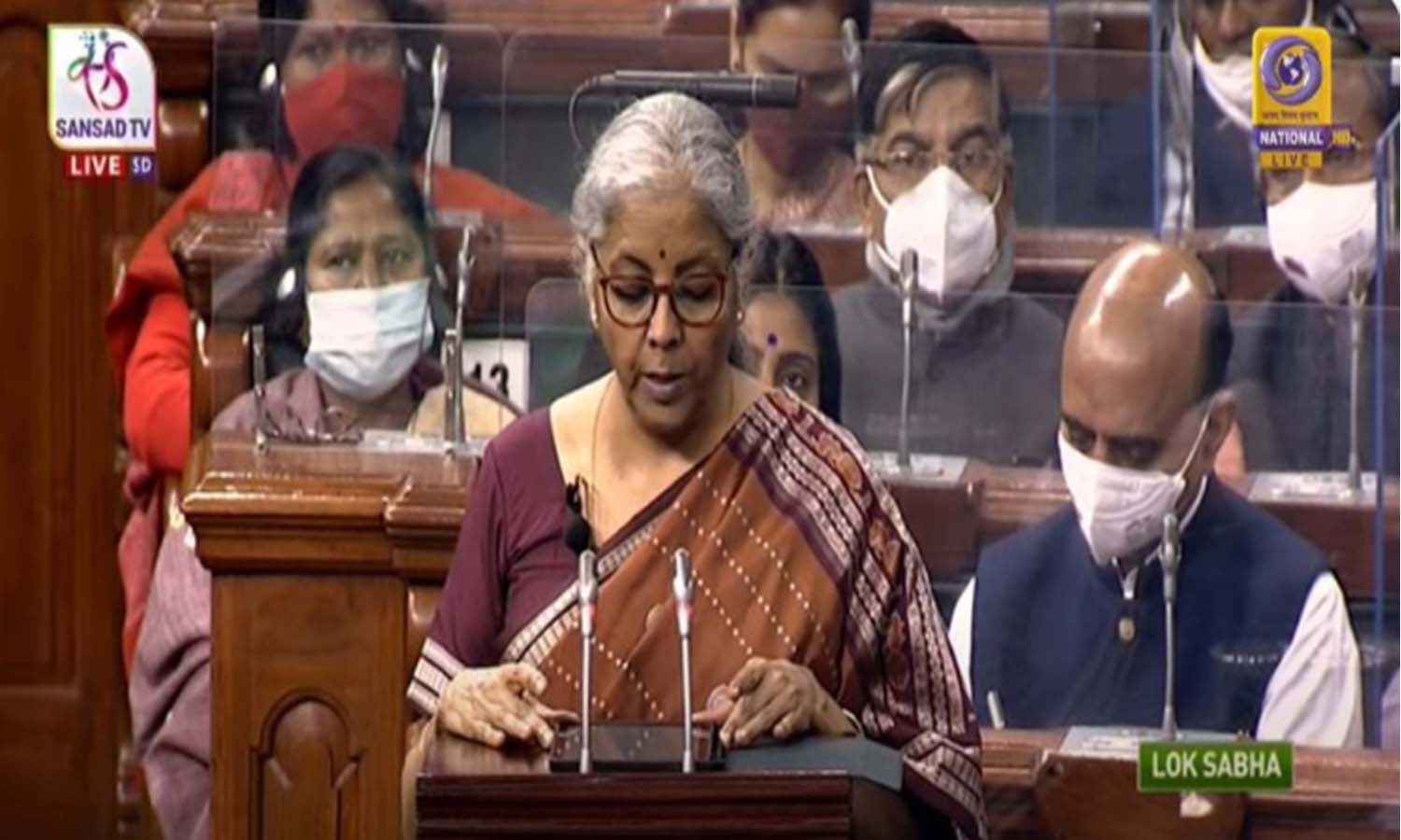 Budget 2022 minister nirmala sitaraman speech 