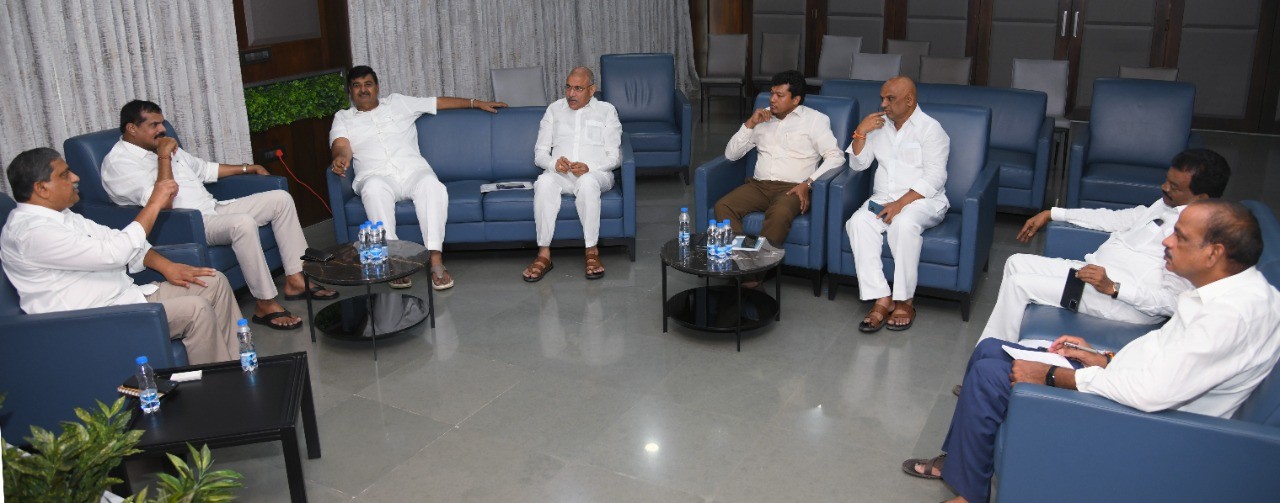 YSRCP BC Ministers meeting Sajjala Ramakrishna Reddy