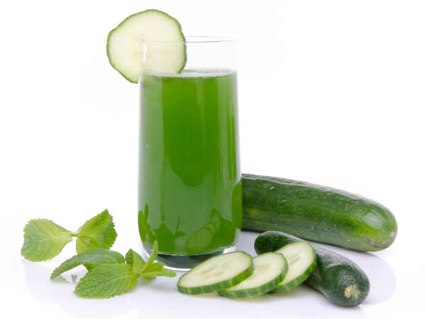 Excellent Health Benefits Of Cucumber: Juice 