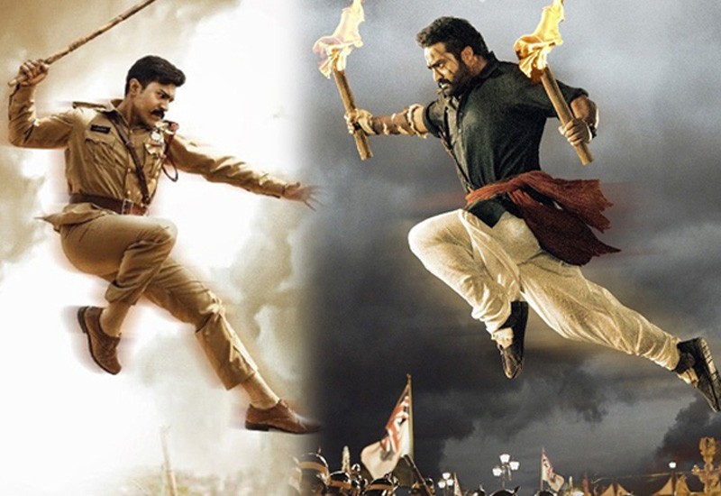 rrr-rajamouli stratergy mark with ram-bheem posters