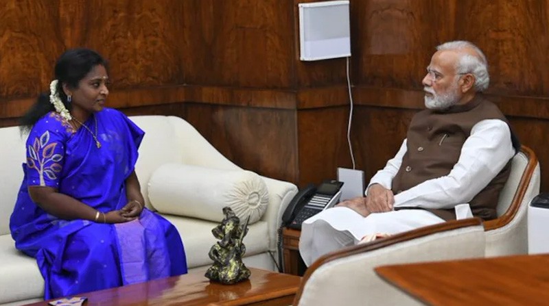 Telangana Governor Tamilisai meets PM Modi 