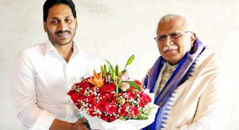 CM YS Jagan: హర్యానా సీఎం మనోహర్ లాల్ ఖట్టర్ తో జగన్ భేటీ