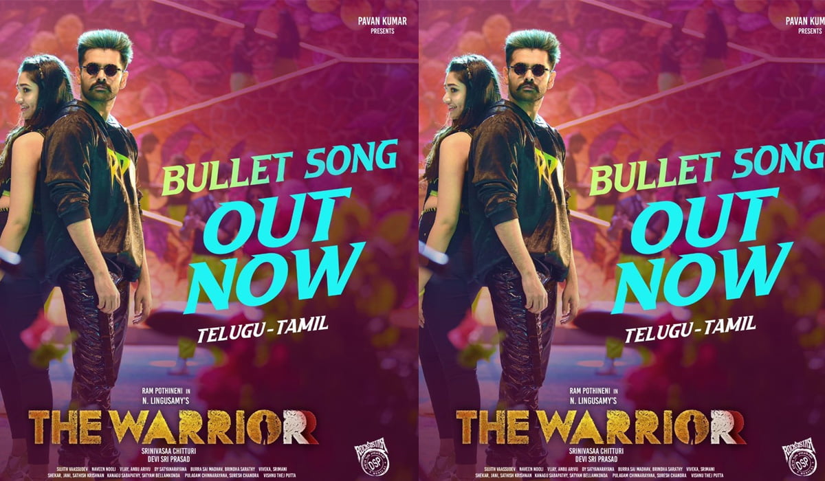 ram-pothineni-the warrior bullet song is released