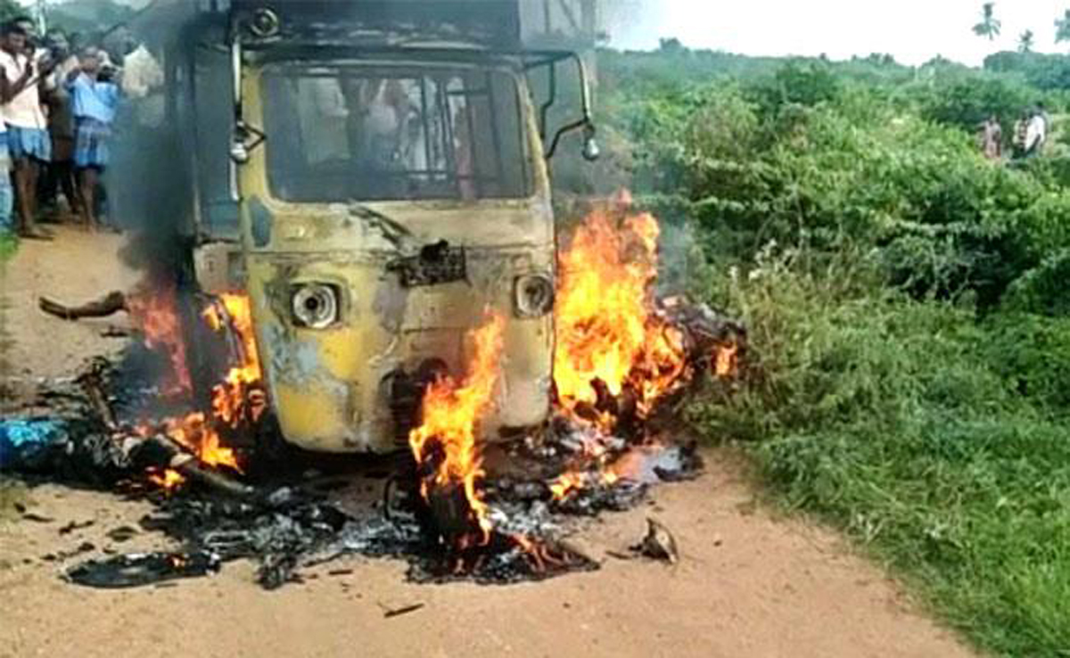 Five agriculture labour burnt alive due to Electric Shock in Sathya Sai District