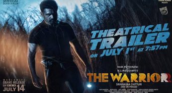 The Warriorr Trailer: `ది వారియర్` ట్రైలర్ వ‌చ్చేసింది.. రామ్ మెంట‌లెక్కించేశాడుగా!