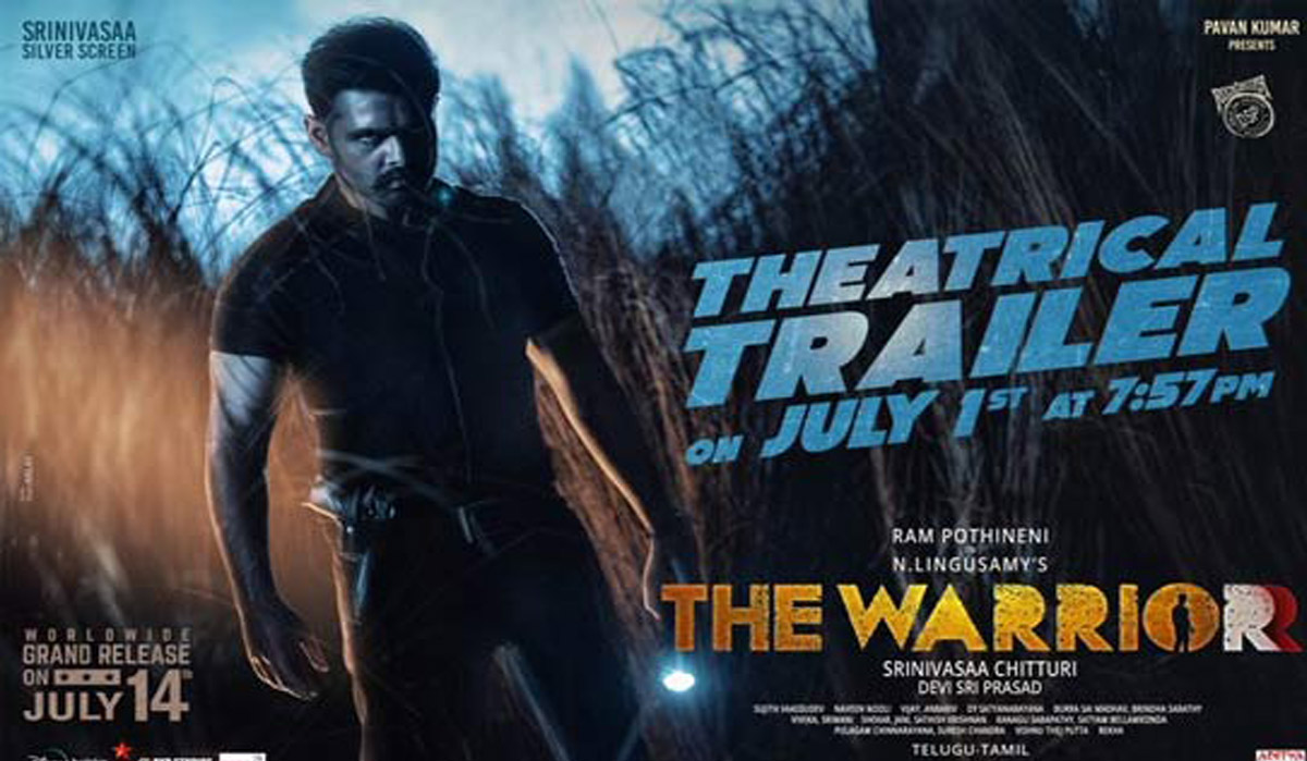 The Warriorr Trailer: `ది వారియర్` ట్రైలర్ వ‌చ్చేసింది.. రామ్ మెంట‌లెక్కించేశాడుగా!