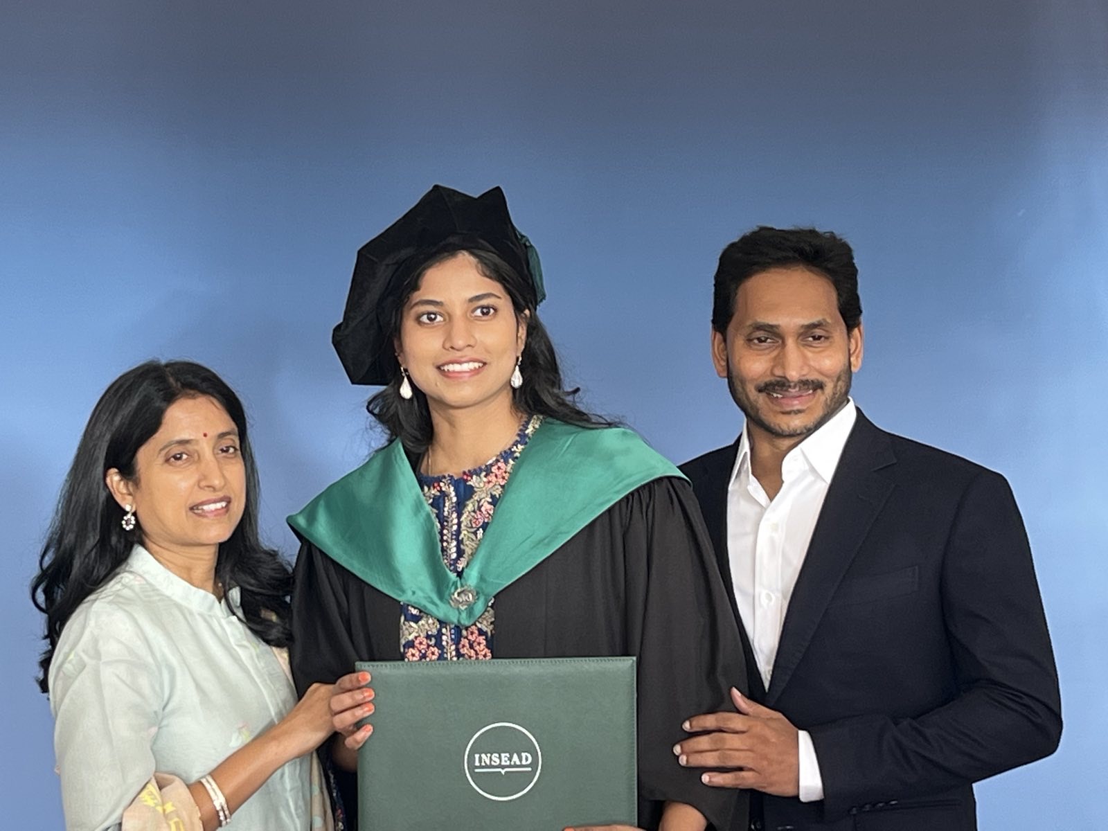 Daughter Harsha Completes her masters distinction CM YS Jagan Tweet
