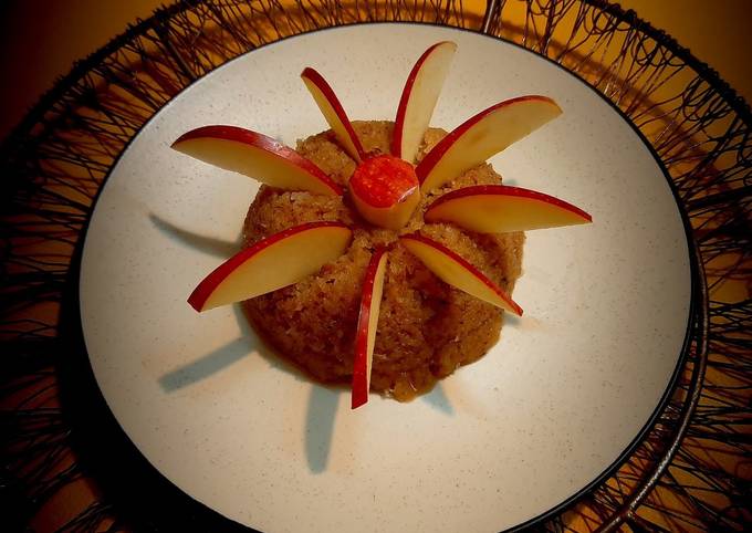 Apple Coconut Halwa Recipe Preparation