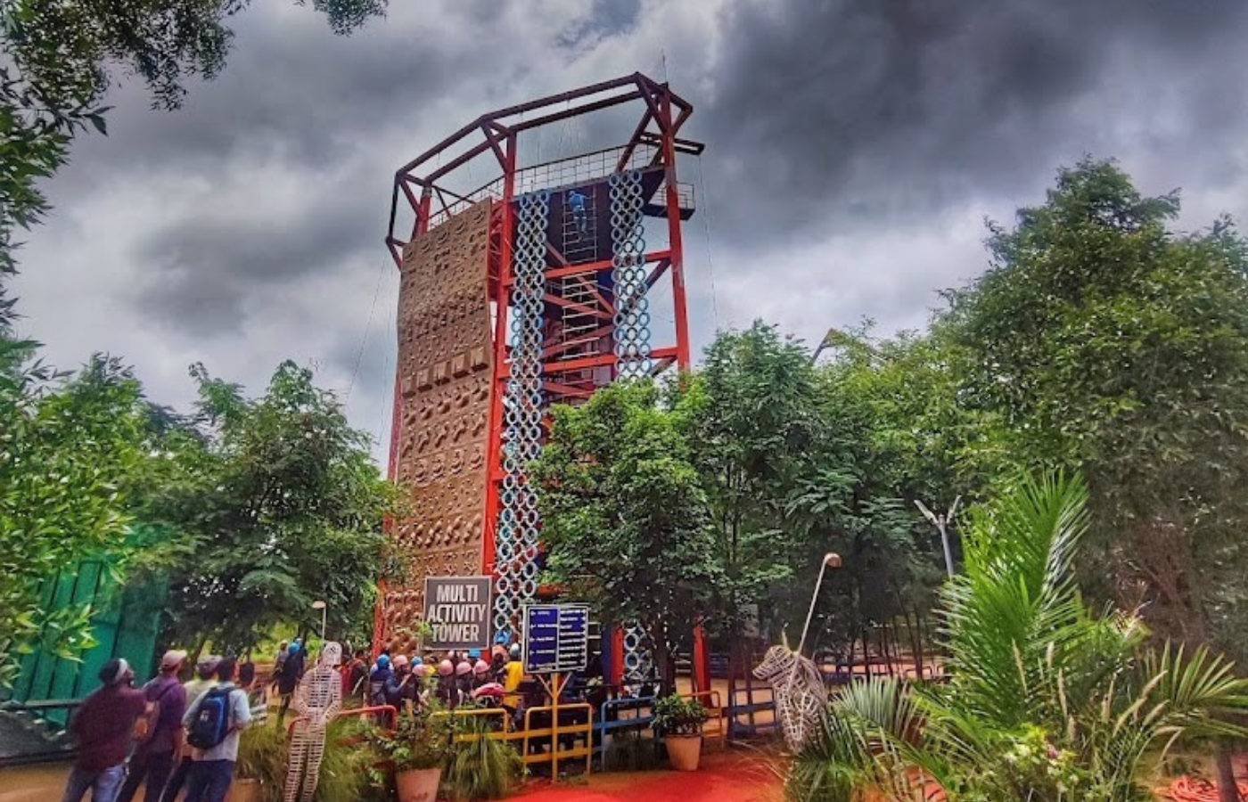 Multi Activity Tower at District Gravity The Adventure Park in Hyderabad