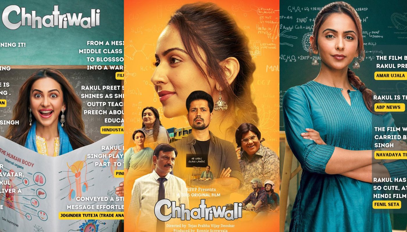 Chhatriwali Review : Rakul Preet Singh's Movie Chhatriwali Review from NewsOrbit