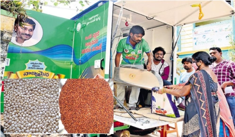 ap govt taking steps to give millets to Ration card holders