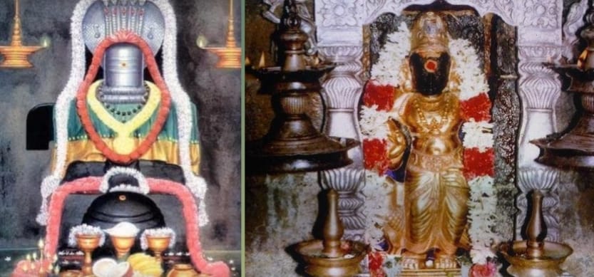 Shiva lingam with Bhogamrita Pon Moliyash