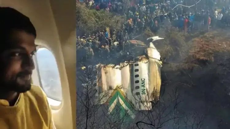 Plane Crash video on Nepal flight in 5 Indian people in facebook live 