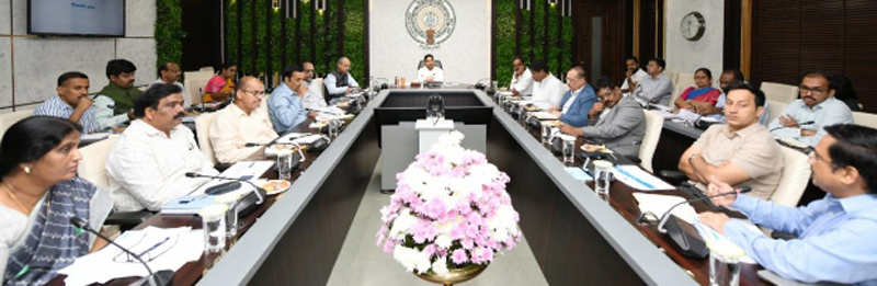 AP CM YS Jagan review meeting on  revenue earning departments