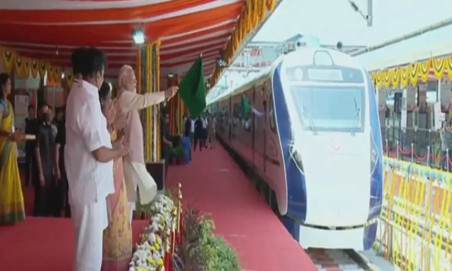 PM Narendra Modi inaugurated the Secunderabad Tirupati Vande Bharat Train
