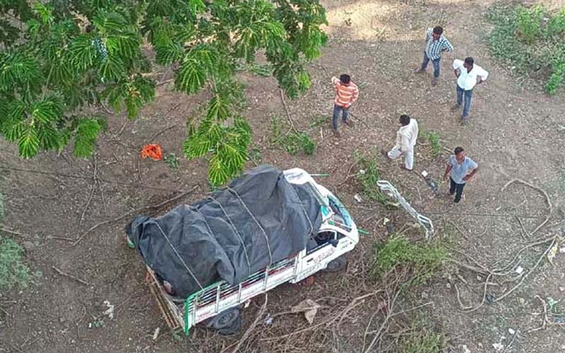 four died in road accident Bhadradri Kottagudem dist 