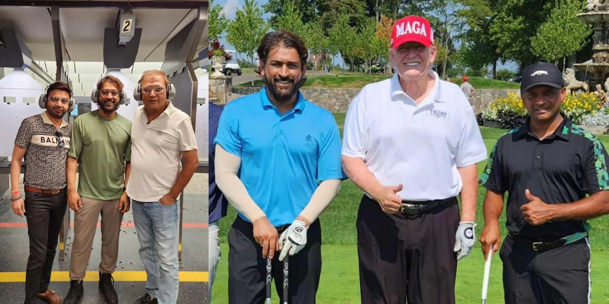 when MS Dhoni played golf with US President Donald Trump