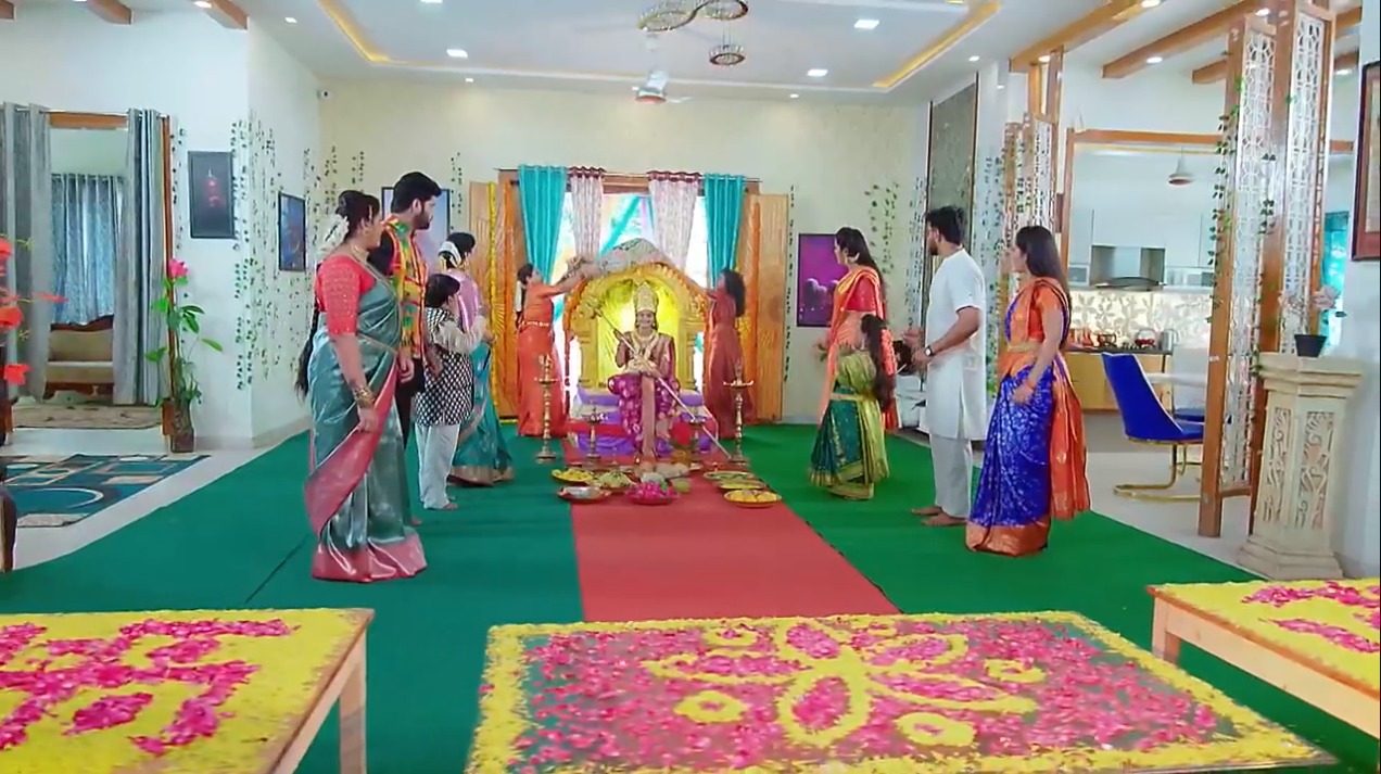 Trinayani today episode 14th october 2023 episode 1058 highlights