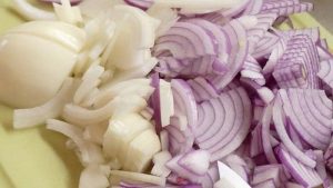 Are you crying profusely while cutting onion.