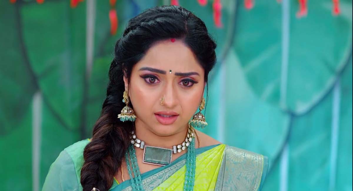 Trinayani Today Episode March 22 2024 Episode 1195 highlights